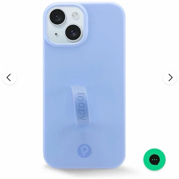 IPHONE 15 Loopy Case sierra blue & saddle brown - Picture 4 of 4